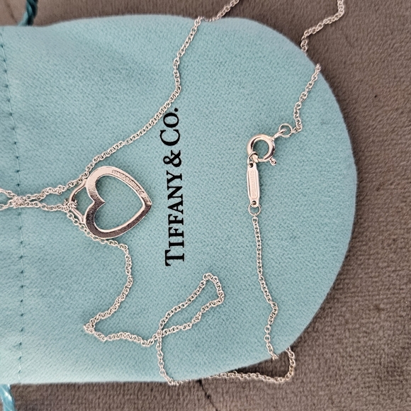 Tiffany & Co. Silver Heart Necklace - Picture 3 of 4